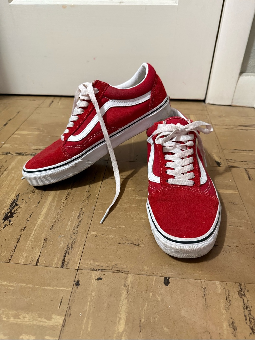 Vans Old Skool Red Low-Top Sneakers